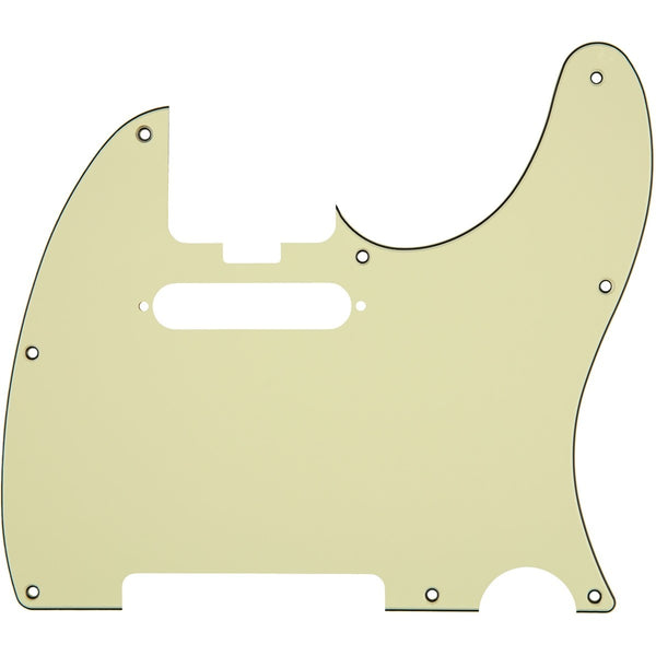Fender Parts Elite Tele Pickguard Mint Green 3-Ply Mint Green 0992193004