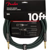Cavo Fender Limited Edition Deluxe Series Tweed Instrument Cable, Sherwood Green 0990821046