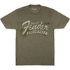T-Shirt Fender Since 1951 Telecaster Military Heather Green,  S 9101291397