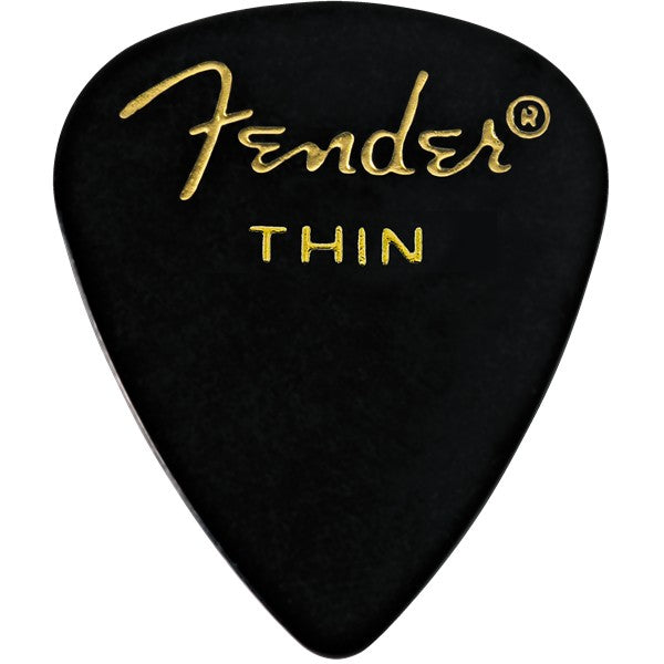 Plettri Fender 351 Shape Classic Guitar - 144-pack Black Thin 1980351106