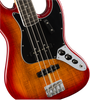 FENDER  Rarities Flame Ash Top Jazz Bass® Ebony Fingerboard Plasma Red Burst