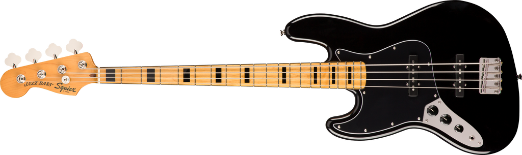 SQUIER Classic Vibe '70s Jazz Bass® Left-Handed, Maple Fingerboard, Black