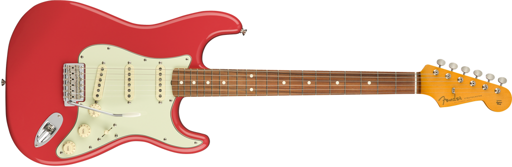 FENDER Classic Series '60s Stratocaster® Lacquer Pau Ferro Fiesta Red
