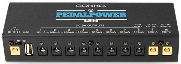 GOKKO Pedal Power Plus Alimentatore Pedali Effetto