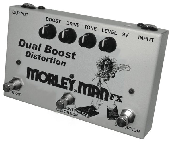 DUAL BOOST DISTORTION BY MORLEY MAN FX