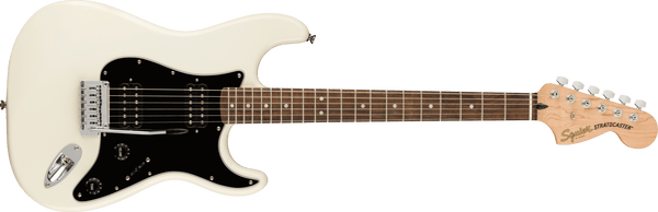 SQUIER Affinity Series™ Stratocaster® HH Laurel Fingerboard Black Pickguard Olympic White
