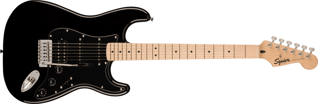 Squier Sonic™ Stratocaster® HSS Maple Fingerboard Black Pickguard Black