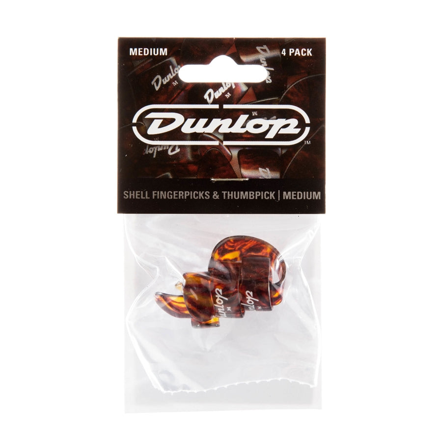 9010TP 3FINGER & 1THUMB MED - PLAYER'S PACK 4 PLETTRI