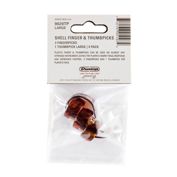 9020TP 3FINGER & 1THUMB - PLAYER'S PACK 4 PLETTRI