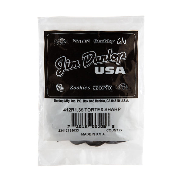 412R1.35 Tortex Sharp Black