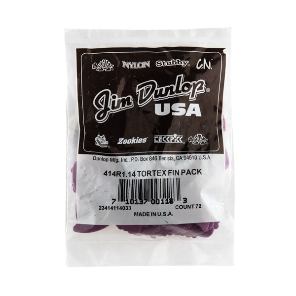 414R Tortex Fin Purple 1.14