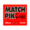 448R.88 Match Piks Nylon Dark Gray .88mm