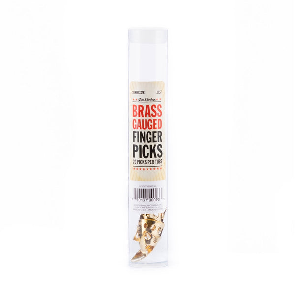 37R BRASS FINGER .015 - TUBO 20 PLETTRI