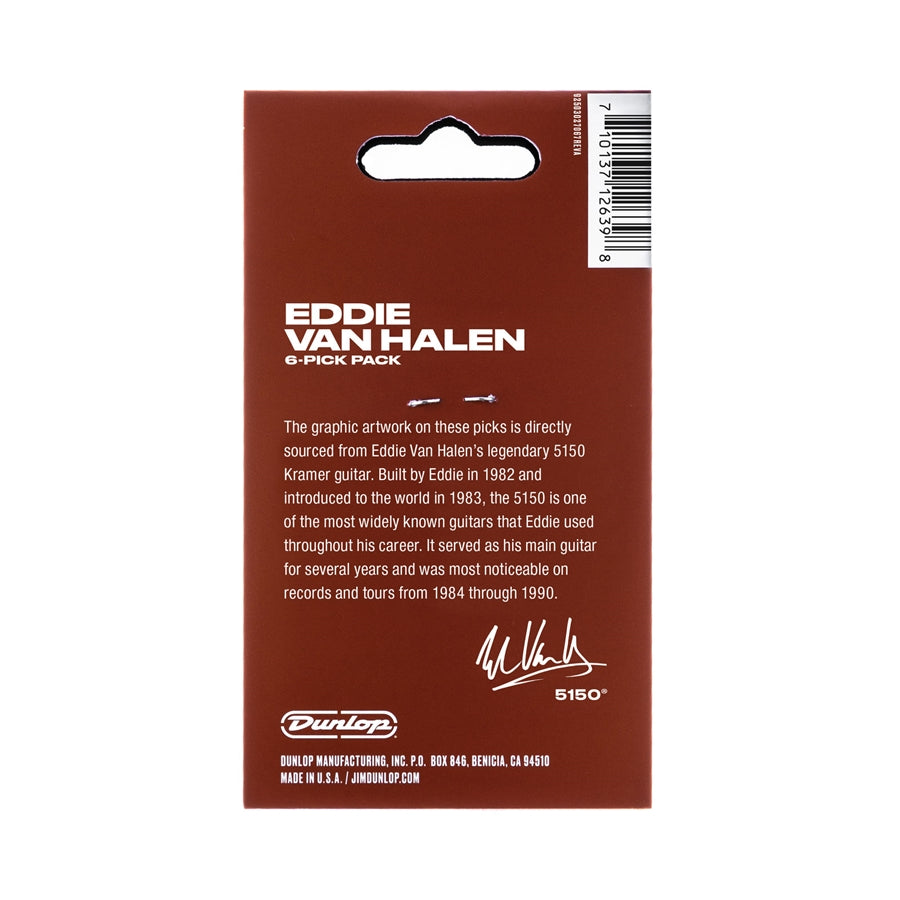 EVHP08 EVH 5150 Plettri Max Grip 0.60 mm 6/Player