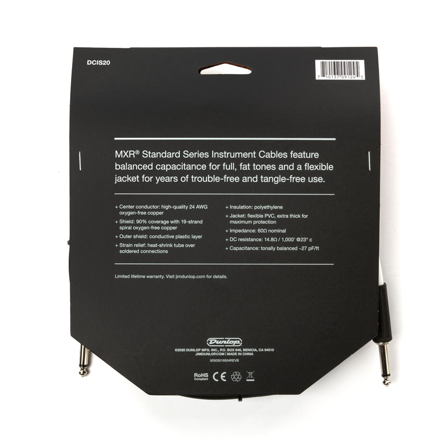 DCIS20 Cavo strumento Standard