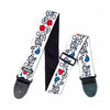 JH02 Strap Jimi Hendrix Monterey