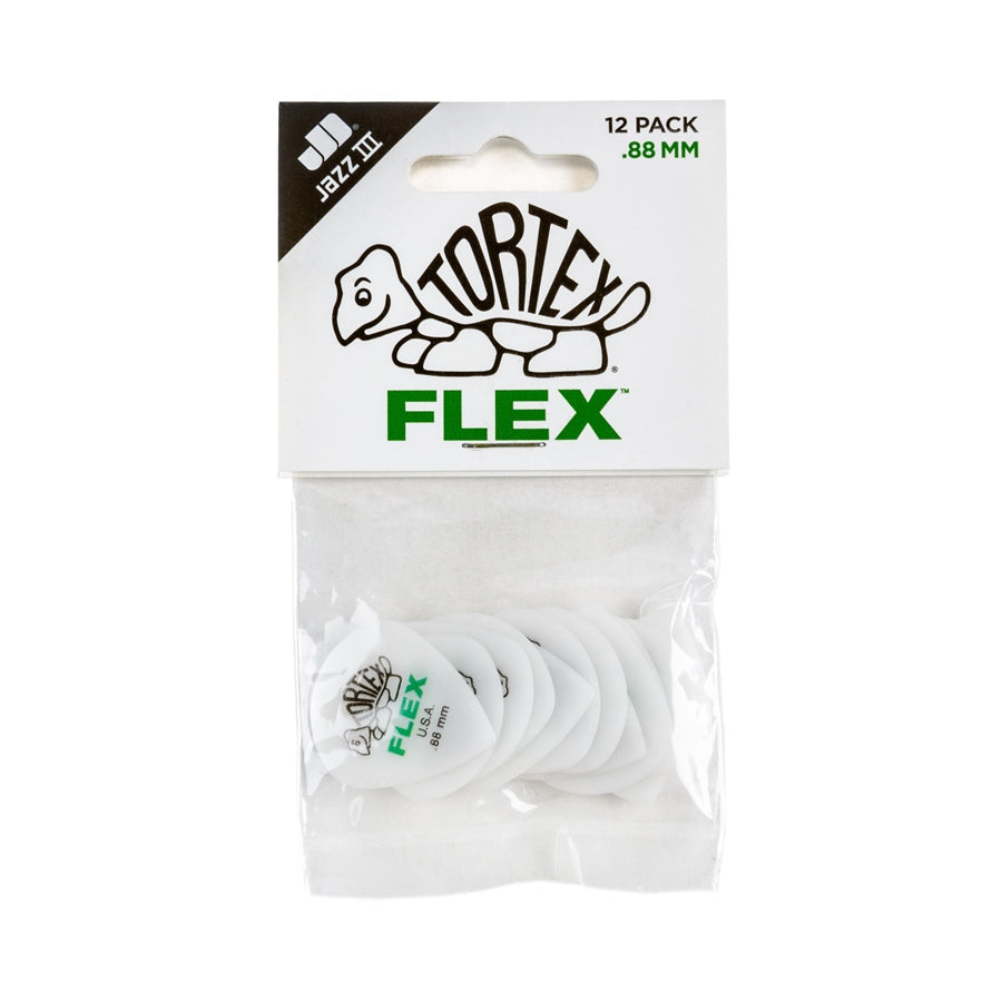 468P.88 Tortex Flex Jazz III .88mm pack/12