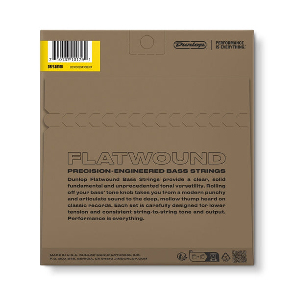 DBFS40100 Flatwound Light Scala lunga Set/4