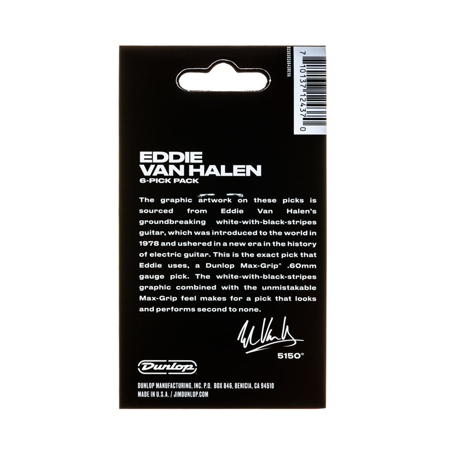 EVHP03 EVH Max Grip White With Black Stripes 0.60 mm Pack/6