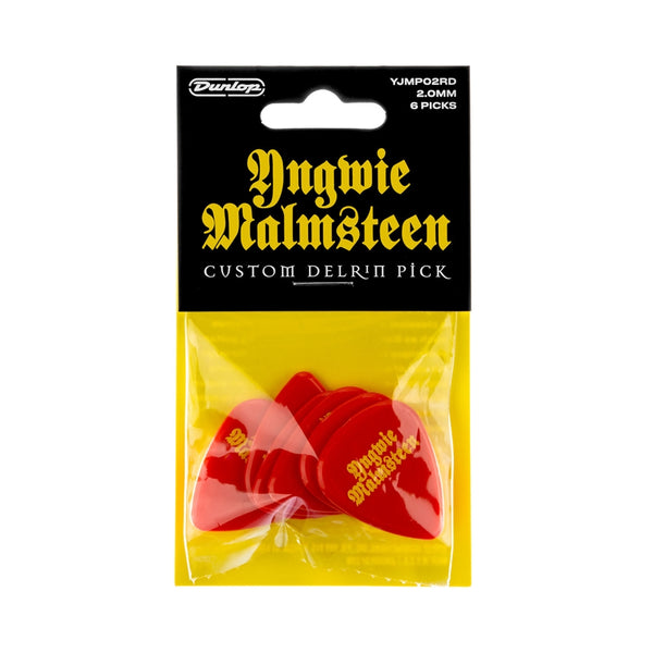 YJMP02RD Malmsteen Custom Delrin Pick 2.0 mm 6pc