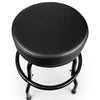 Tone on Tone Black Barstool