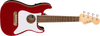 FENDER Fullerton Strat® Uke Walnut Fingerboard White Pickguard Candy Apple Red