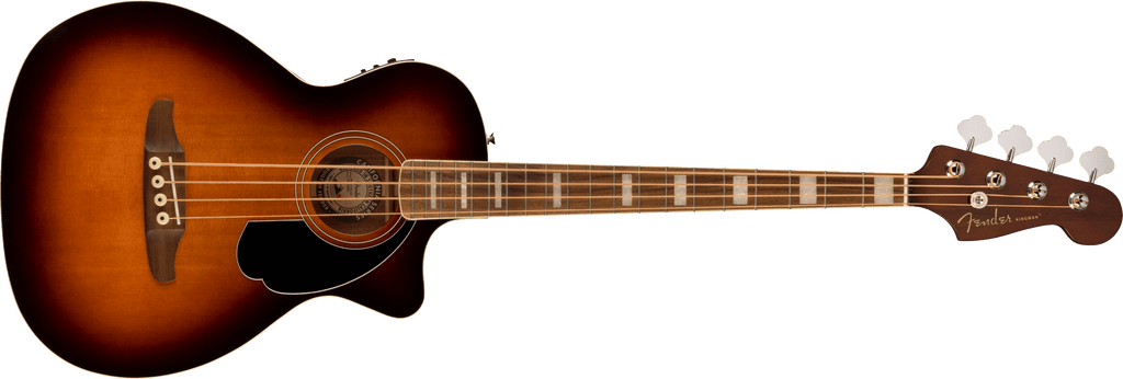 FENDER Kingman™ Bass Walnut Fingerboard Black Pickguard Shaded Edge Burst