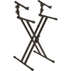 QL/642 Supporto a X per 2 Tastiere
