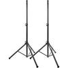 S/173 BK Coppia di stativi in alluminio con treppiede