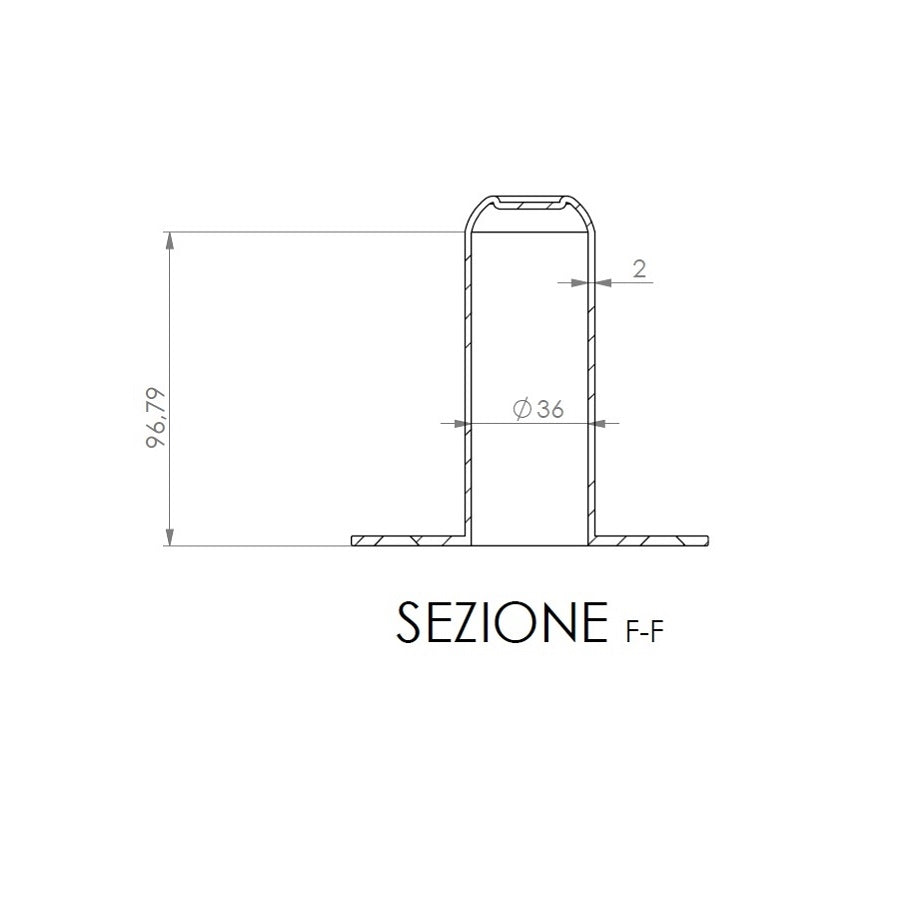 SC/107 Flangia Alta per Speaker