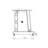 Z/612 BK Mobile Rack 12u Ripiano Nero