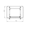 Z/612 BK Mobile Rack 12u Ripiano Nero