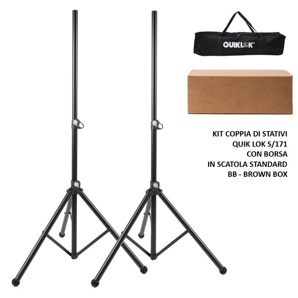 S/171 PAK-BB Coppia di Stativi con Borsa