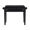PB/010 BK S Panca Nero Satinato per Pianoforte