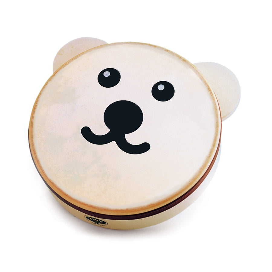 Tamburello da 8â per Bambini a testa dâOrso