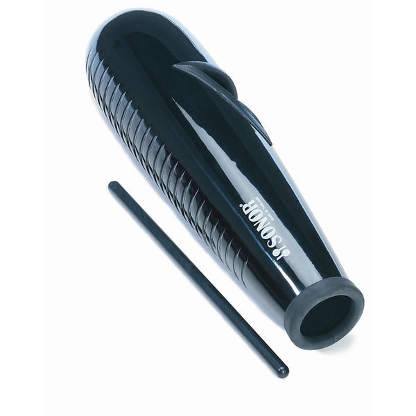 FGLB Fiberglass Guiro Large Soft Black