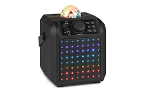 KAR55B Karaoke Sp.2Mic.BT LED JB BL