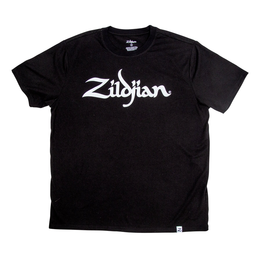 T3010 - Classic Black Logo Tee - S