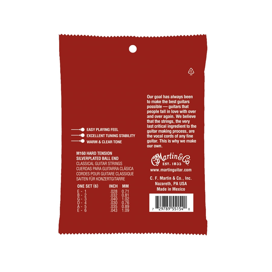 M160 Classical Guitar Tensione Forte 