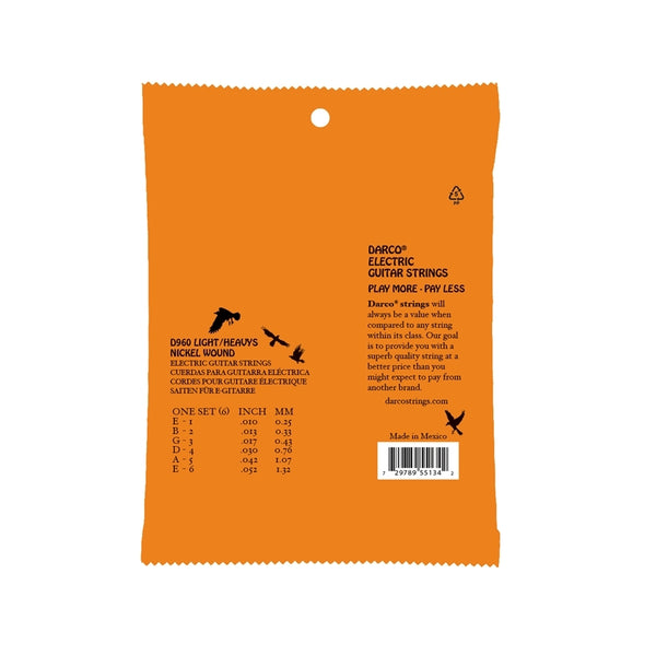 D960 Darco Electric Light/Heavy Nickel Wound 10-52