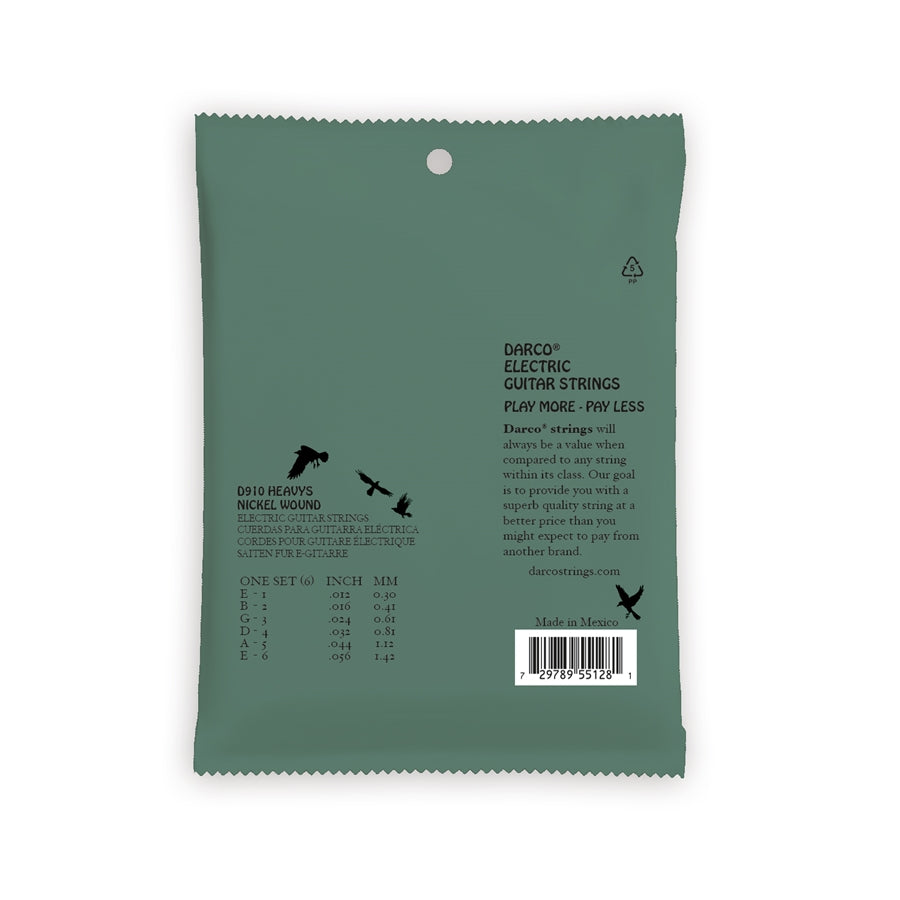 D910 Darco Electric Heavy Nickel Wound 12-56