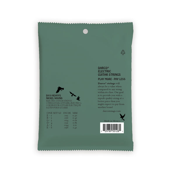 D910 Darco Electric Heavy Nickel Wound 12-56