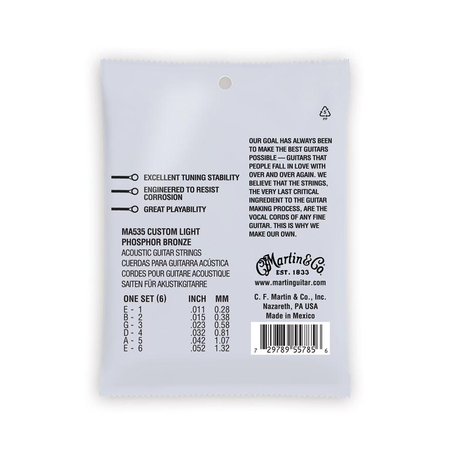 MA535 Authentic SP Custom Light Phosphor Bronze 11-52