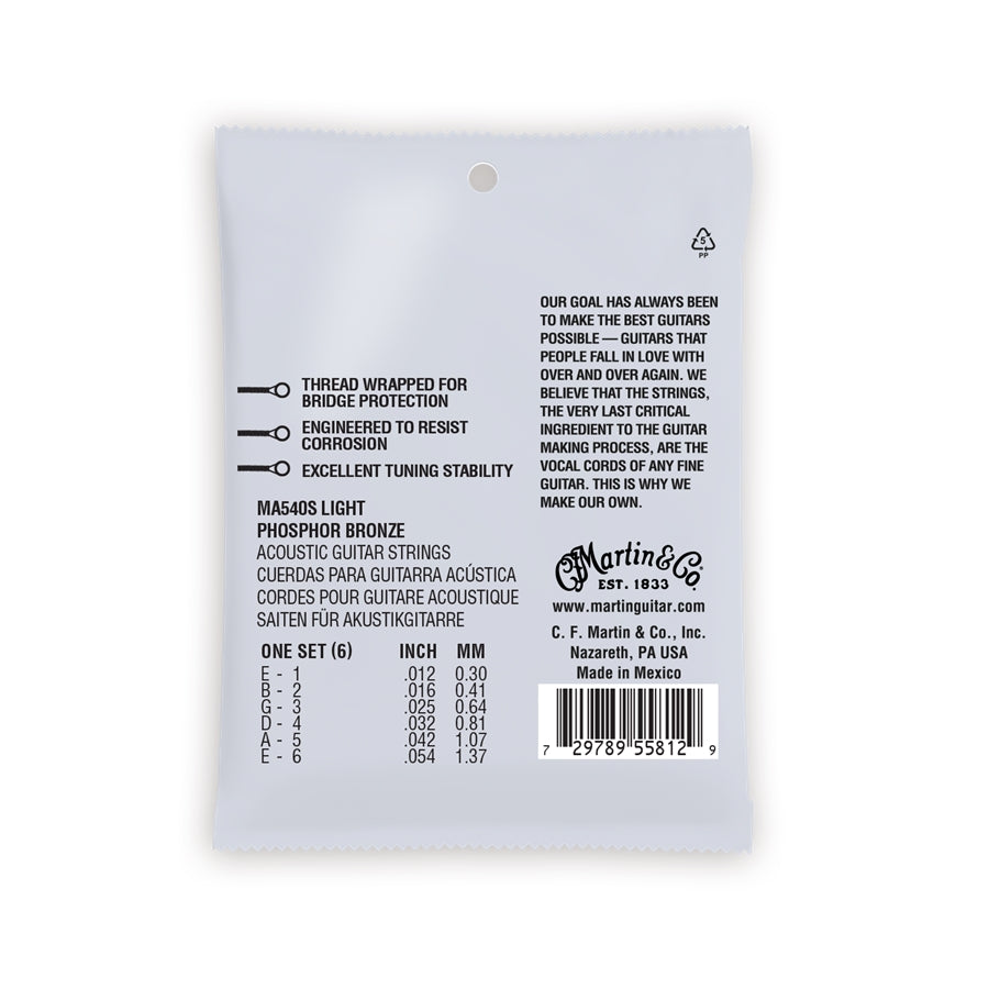 MA540S Authentic Marquis Silked Light Phosphor Bronze 12-54