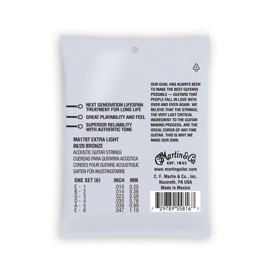 MA170T Authentic Lifespan 2.0 Extra Light Bronze 10-47