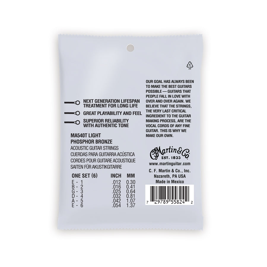 MA540T Authentic Lifespan 2.0 Light Phosphor Bronze 12-54