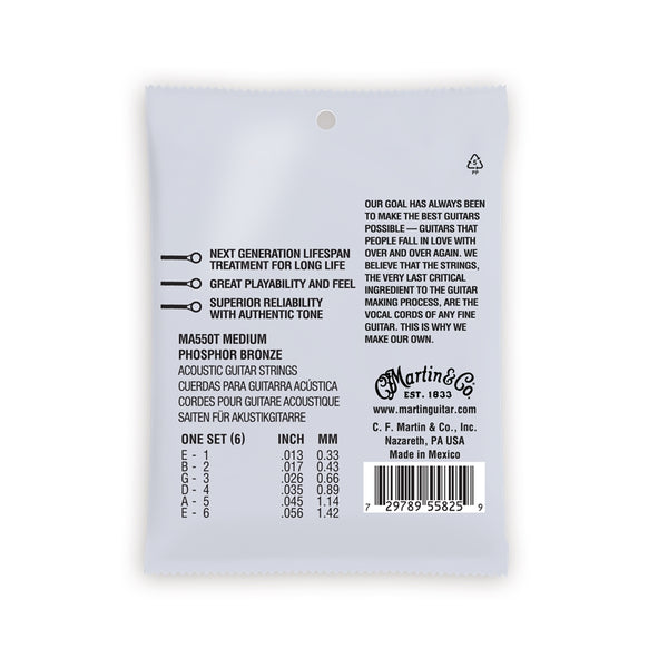 MA550T Authentic Lifespan 2.0 Medium Phosphor Bronze 13-56