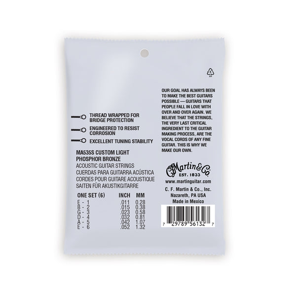 MA535S Authentic Marquis Silked Custom Light Phosphor Bronze 11-52