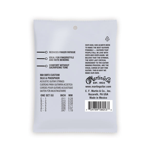 MA130FX Authentic Flexible Core Silk & Phosphor Custom 11-47