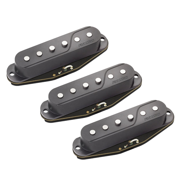 Fluence Single Width Pickup StratÂ® Set/3 Black